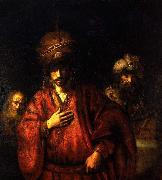 Haman disgraced Rembrandt